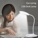 USB Rechargeable 360° Rotating LEDs Desk Lamp