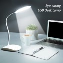 USB Rechargeable 360° Rotating LEDs Desk Lamp