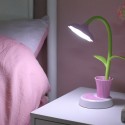 LEDs Desk Lamp USB Rechargeable Night Light with Pen Holder Touch Control 3 Lighting Mode 360° Flexible Hose for Bedroom Reading