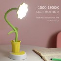 LEDs Desk Lamp USB Rechargeable Night Light with Pen Holder Touch Control 3 Lighting Mode 360° Flexible Hose for Bedroom Reading