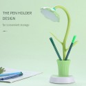 LEDs Desk Lamp USB Rechargeable Night Light with Pen Holder Touch Control 3 Lighting Mode 360° Flexible Hose for Bedroom Reading