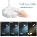 2.8W Flexible Dimmable USB LED Desk Table Lamp 3 Levels Brightness Touch Sensor Control Reading Night Light D C5V