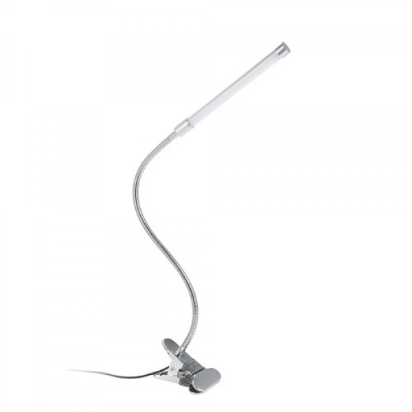 D C 5 V 7 W 18 L-ED Clamp Clip Desk Light T-able Lamp USB Powered Operated 3 Colors Temperature Changing