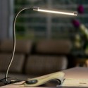 D C 5 V 7 W 18 L-ED Clamp Clip Desk Light T-able Lamp USB Powered Operated 3 Colors Temperature Changing