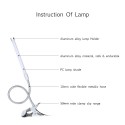 D C 5 V 7 W 18 L-ED Clamp Clip Desk Light T-able Lamp USB Powered Operated 3 Colors Temperature Changing