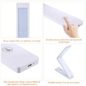 D C 5 V 1 A 3 W 18 L-ED Foldable Desk Light T-able Lamp Wall Mounted Design Sensitive T-ouch Control