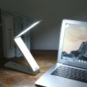 D C 5 V 1 A 3 W 18 L-ED Foldable Desk Light T-able Lamp Wall Mounted Design Sensitive T-ouch Control