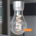 Levitating Bulb Light Floating and Spinning LED Lamp Cool Hover Lamps for Home Office Desk Decor Children Friends Creative Chris