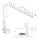 5W 24 LEDs USB Powered Eye Protection Clamp Clip Light Table Lamp