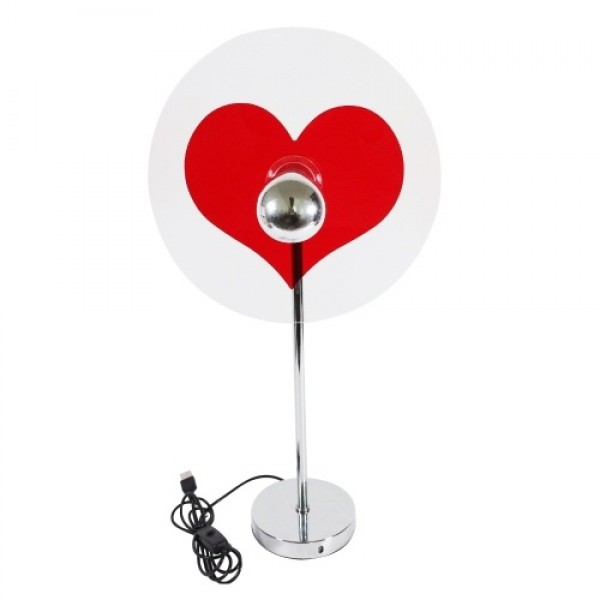 Love Desk Lamp USB Plug-in Love Atmosphere Lamp Bedroom Floor Lamp Shadow Light