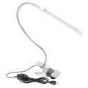 USB Clamp LED Desk Table Lamp Adjustable Clip-on Flexible Gooesneck Light 6W 18LED  Eye Protection with Switch for Reading Study