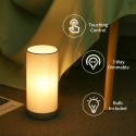 Touching Control Table Light Bedside 3 Way Dimmable Desk Lamp(Bulb Included)