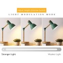 Bedside Lamp Learning Night Light Eye Protection Night Lamp Folding Desk Lamp Adjustable Height Desk Light LED Table Light Woode