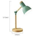 Bedside Lamp Learning Night Light Eye Protection Night Lamp Folding Desk Lamp Adjustable Height Desk Light LED Table Light Woode