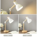 Bedside Lamp Learning Night Light Eye Protection Night Lamp Folding Desk Lamp Adjustable Height Desk Light LED Table Light Woode