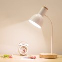 Bedside Lamp Learning Night Light Eye Protection Night Lamp Folding Desk Lamp Adjustable Height Desk Light LED Table Light Woode