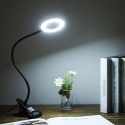 Tomshine USB Clip-on Light with 3 Color Modes 10 Brightness Dimmable 18 LEDs Reading Lights Eye Protection Kids Desk Lamp