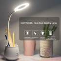 DC5V 4W LEDs Table Desk Reading Lamp Sensitive Touching Control/ 3 Colors Temperature Changing/ Stepless Brightness Adjustable D