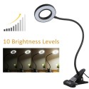 Tomshine USB Clip-on Light with 3 Color Modes 10 Brightness Dimmable 18 LEDs Reading Lights Eye Protection Kids Desk Lamp