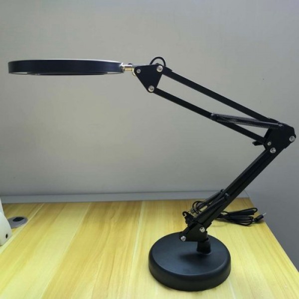 Magnifying Glass Magnifier with 64 LEDs Desk Light Table Lamp 8X Magnification Table Light