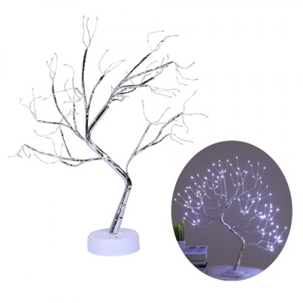 108 LEDs Flexible Bendable Foldable Copper Wire Tree String Light Desk Lamp