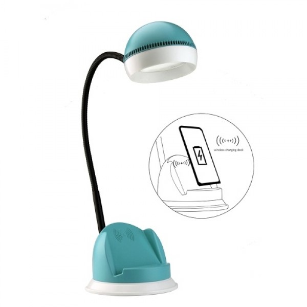 Desk Lamp with Wireless Charger USB Charging Port