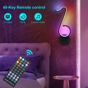 LEDs Dimmable RGB Musical Note Light Symphony Table-Wall Lamp Night Lights APP / Remote Control for Living Room Bedroom Bedside 