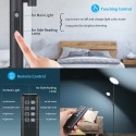 Tomshine LED Floor Lamp with Adjustable Reading Light Remote &amp; Touching Control Standing Lamp 4 Color Temperatures &amp; Ste