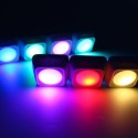 6PCS RGB Under Cabinet Lights with Remote Control LED Color Changing Closet Light Night Light