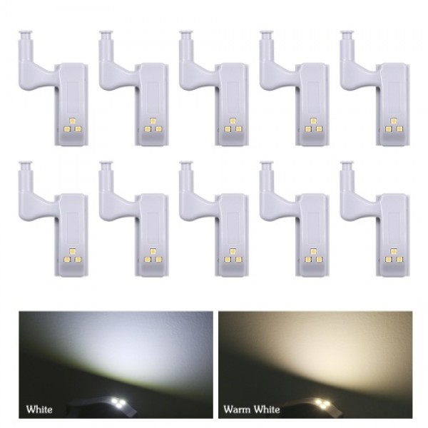 10Pcs LED Sensor Hinge Light Cabinet Lamp