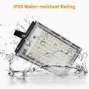 AC180-240V 50W 50LEDs Wall Spotlights with Mounting Bracket Wire Connection IP65 Water-resistant Outdoor Secure LEDs Flood Light