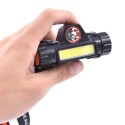 Mini USB Rechargeable COB LEDs Headlamp