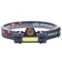 Mini USB Rechargeable COB LEDs Headlamp