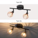 10W Iron Hollow-out Spot Light with 2Pcs G9 Lamp Holder Ceiling Decoration Dining Room Bedroom Ceiling Light