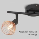 10W Iron Hollow-out Spot Light with 2Pcs G9 Lamp Holder Ceiling Decoration Dining Room Bedroom Ceiling Light