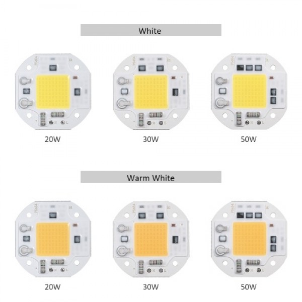 AC220V 20W White COB Chip Mini Portable Lamp