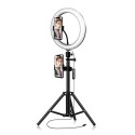 10.2 Inch Dimmable 184 LEDs RGB &amp; 2700-6500K Photography Light USB Powered Operated Selfie Lamp 10 Levels Adjustable Brightn