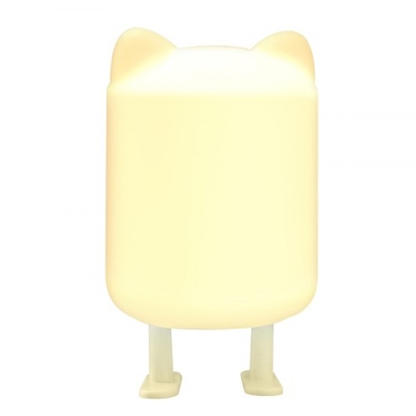 LED Night Light Warm Yellow Eye-caring Light Soft Silicone Cute LED Night Lights USB Bedside Lamp for Bedroom Baby Kids Room