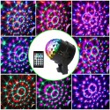 4W 15 Colors Sound Activated Party Lights with Remote Controller