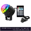 4W 15 Colors Sound Activated Party Lights with Remote Controller