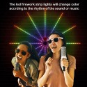 Fireworks Leds Lights Intelligent RGB Dimming Atmospheres Decorative Lamp with Remote Controller for Livingroom Bedroom Wall Par