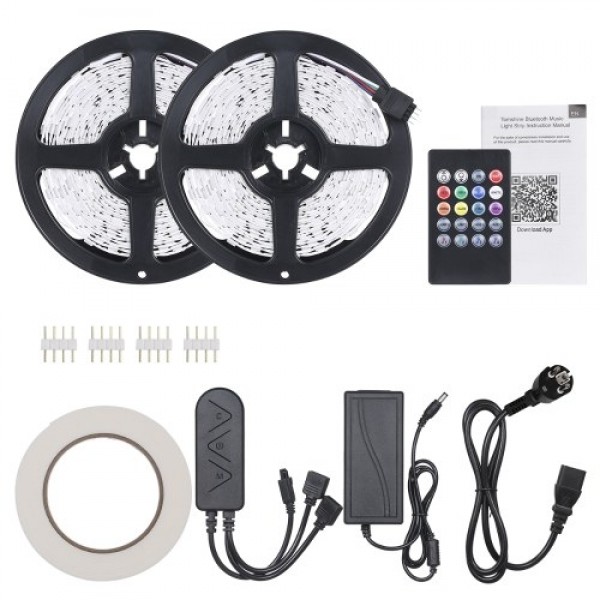 Tomshine 10m/32.8ft 5050RGB 300LEDs Strip Lights with IR Remote