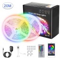 RGB LED Strip Lights 20M 600LEDs 5050RGB Light Strip