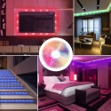 Smart WiFi LED Strip Lights Compatible with Alexa Google Home Programmable 5050 RGB LED Music Light Strip App Control with Remot