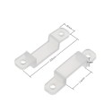 Translucent Fastener Clips Flexible Mounting Fixer for Fixing LED Strip Lights  5050 5730 3528 2835