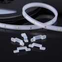 Translucent Fastener Clips Flexible Mounting Fixer for Fixing LED Strip Lights  5050 5730 3528 2835