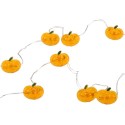 Halloween Pumpkin String Light 40 LEDs 3m/10ft Battery-operated Fairy Lamp for Indoor Outdoor Halloween Decoration