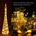 2 Meters 21 LED Cork Starry Fairy Copper Wire String LED Light