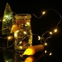 2 Meters 21 LED Cork Starry Fairy Copper Wire String LED Light