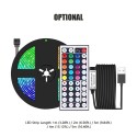 LED Strip Lights 3.28ft. Waterproof RGB LED Lights with IR Remote Control 20 Colors and DIY Modes 5050 Color Changing LED Tape L